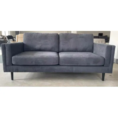 2 Seater Sofa in Crib 5 Charcoal Grey Fabric
