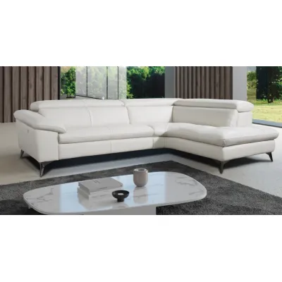 Italian Leather Electric Reclining Corner Sofa Set