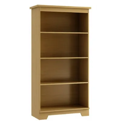 Oak or Grey Low Bookcase