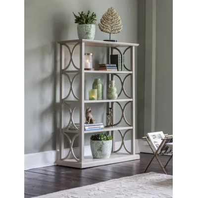 Laura Ashley Decorative Grey Open Display Shelving Unit