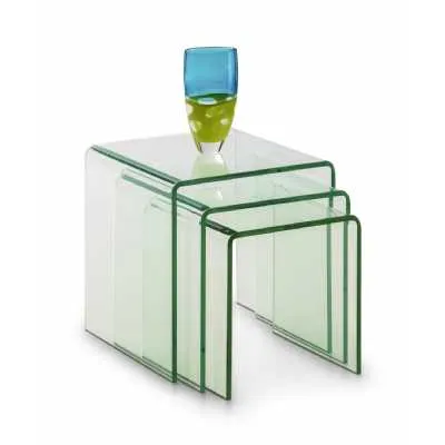 Amalfi Bent Glass Nest Of Tables
