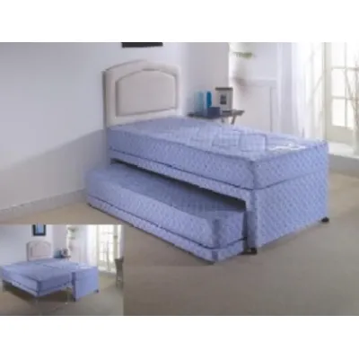 Guest Bed Single Divan Set with Contract Ortho Mattresses