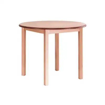 Solid Beech 90 cm Round Dining Table