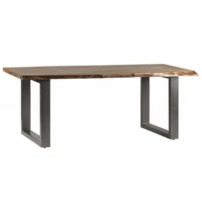 Industrial Solid Acacia 200cm Dining Table