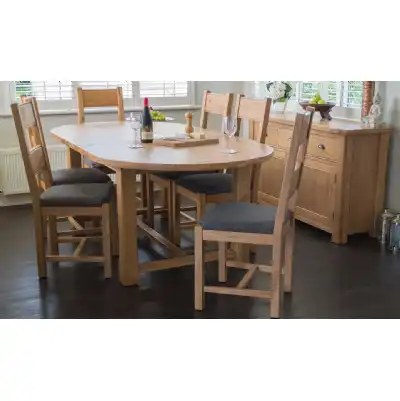 Extending Oval Table 1800 2200