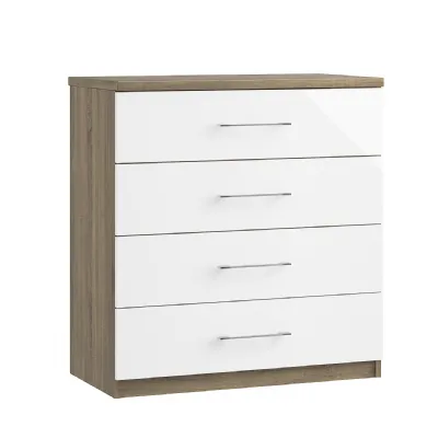 4 Drawer Chest of Drawers with Colour Option