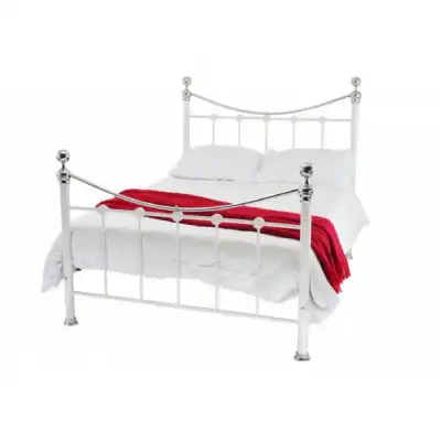 Camber Chrome Mesh Based Metal Beds in White or Black