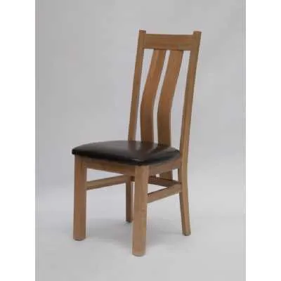 Vermont Maria Dining Chair With Brown seatpad