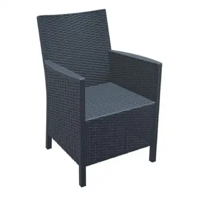Caledonia Outdoor Grey or Brown Rattan Armchairs