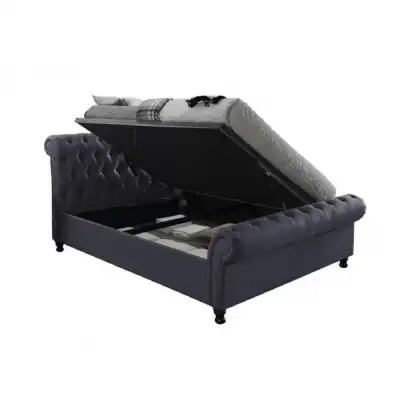 Castille Ottoman Sleigh Bed in 3 Colour Options