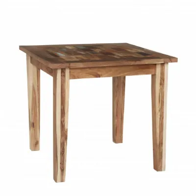 Indian Reclaimed Wood 85cm Small Dining Table