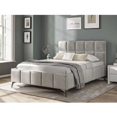 Fabric Bed Collection Grey 5'0 Fabric Bedframe