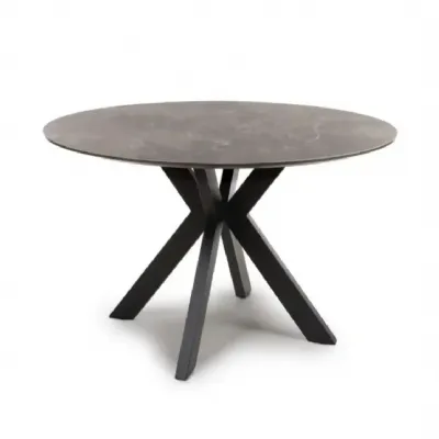 Multi Tone Sintered Stone 120cm Round Dining Table