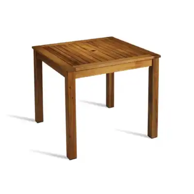 Solid Acacia 90cm Square Dining Table Outdoor