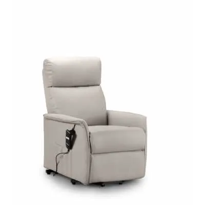 Helena Rise And Recline Chair Pebble Faux Leather