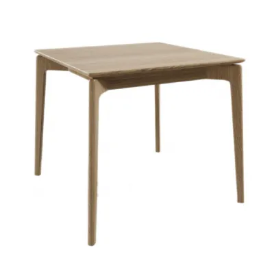 Natural Oak 90cm Small Square Dining Table
