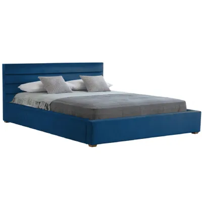 Royal Blue Clove Super King Size Bed Frame