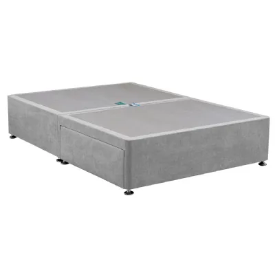 Silver Evolve Small Double Bed Base