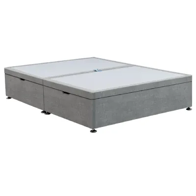 Silver Evolve Small Double Bed Base