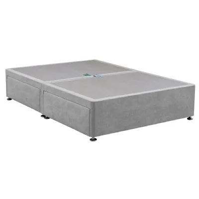 Silver Evolve Double Bed Base