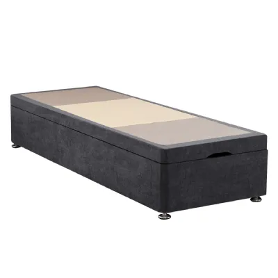 Charcoal Evolve Single Bed Base