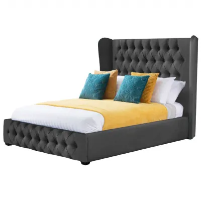 Grey Fantasy Dance Super King Size Standard Frame