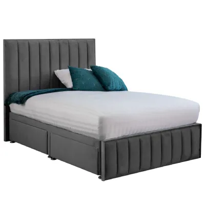 Granite Harmony Hybrid Small Double Fabric Bed