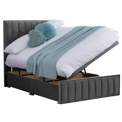 Granite Harmony Hybrid Double Fabric Bed