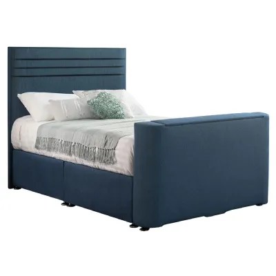 Deep Blue Image Chic King Size TV Bed