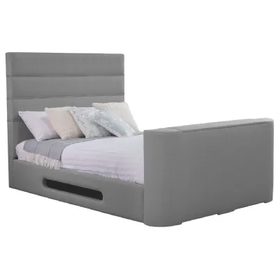 Ash Mazarine Standard Double TV Bed