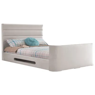 Oyster Mazarine Standard Super King Size TV Bed