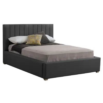 Grey Poppy Double Bed Frame