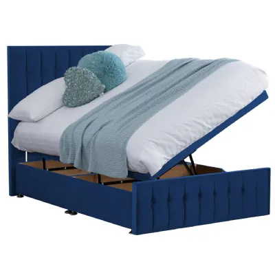 Royal Blue Rhythm Small Double Bed Frame