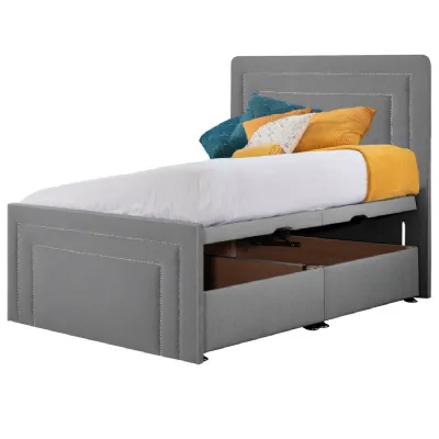 Ash Style Brogan Small Double Fabric Bed