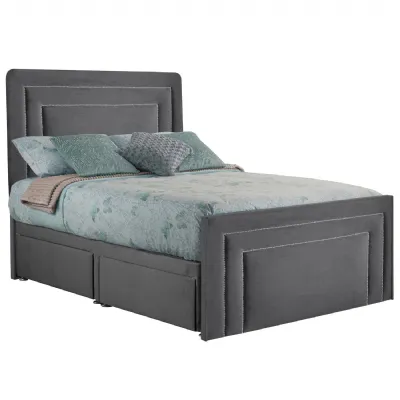 Granite Style Brogan Double Fabric Bed