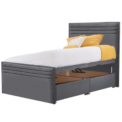 Granite Style Chic Hybrid Small Double Fabric Bed