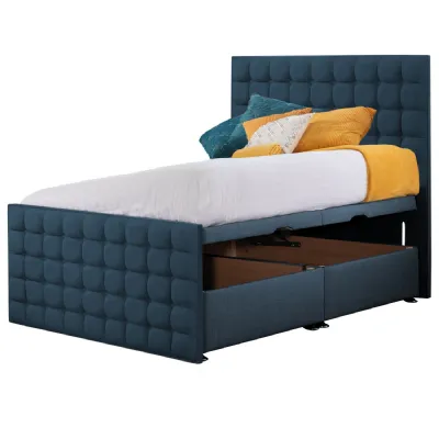 Deep Blue Style Classic Bed Frame