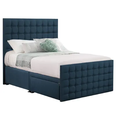 Deep Blue Style Classic Bed Frame