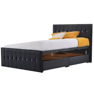 Granite Style Sparkle Hybrid Super King Size Fabric Bed