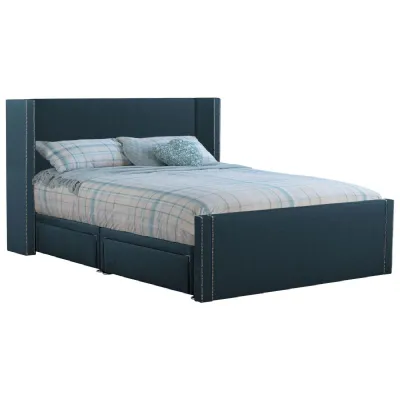 Deep Blue Tallis Super King Size Bed Frame