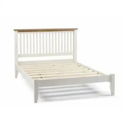Kent Painted And Solid Oak Top 5ft Low End Bed