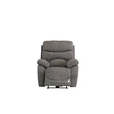 Ash Soft Fabric Electric Armchair
