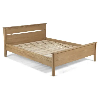 Solid Oak 4ft 6 Double Bed