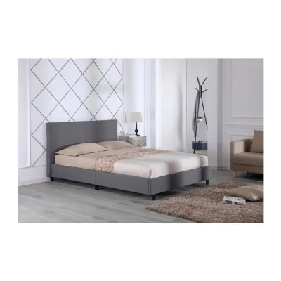 Light Grey Fabric Economy 3ft Bed