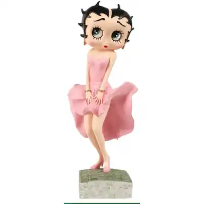 Betty Boop Posing Pink Glitter