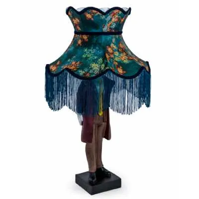 Standing Suited Man Table Lamp
