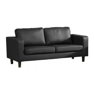 Contract Faux Leather 3 Seat Sofa