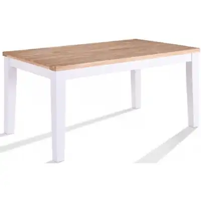 Grey Painted Small Dining Table Beech Top