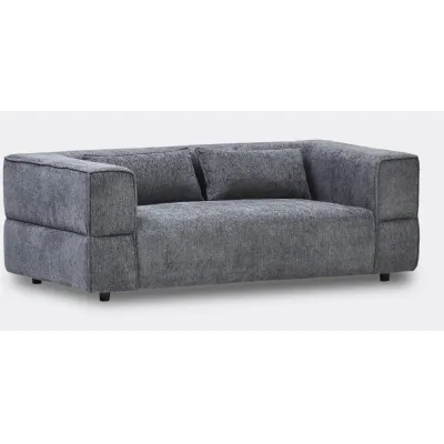 2 Seat Sofa in Mikah Ashen Grey Fabric