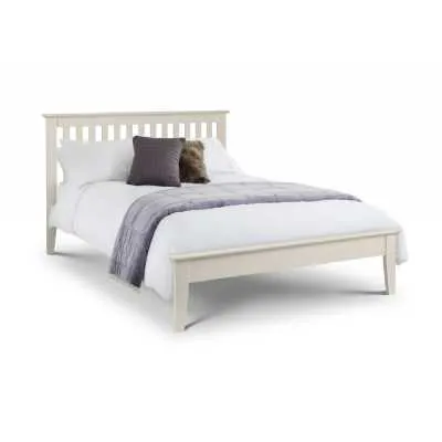 Salerno Shaker Bed 135cm Ivory